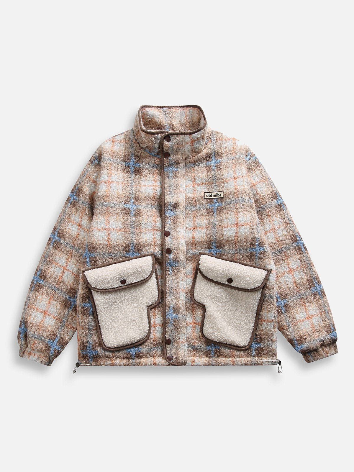 Aelfric Eden 3D Pocket Plaid Sherpa Jacket sold by Aelfric Eden