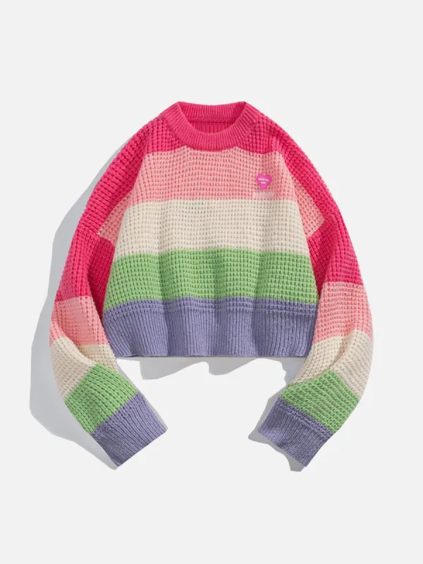 Aelfric Eden Color-Block Patch Sweater sold by Aelfric Eden