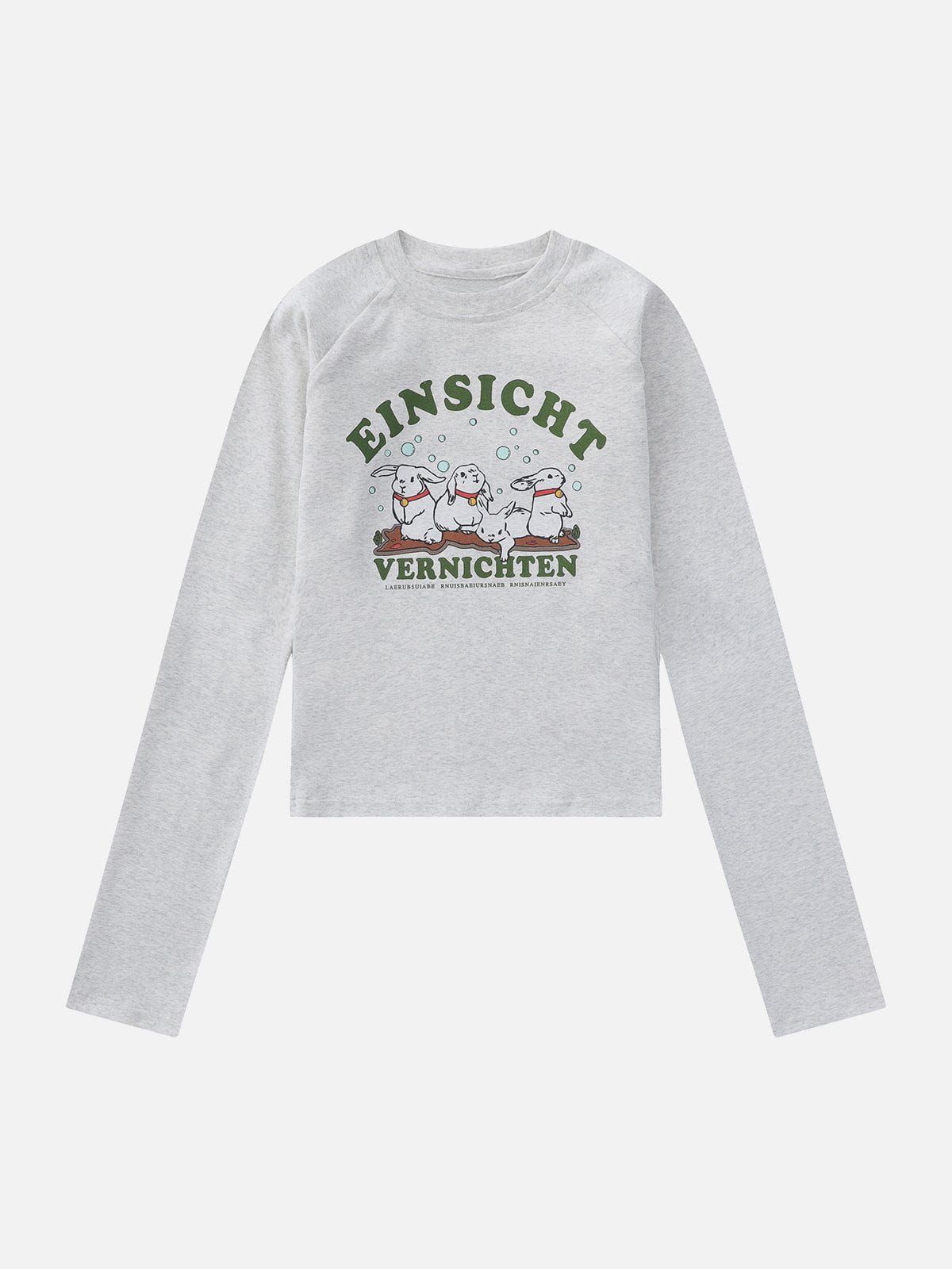 Bunny Print Long Sleeve sold by Aelfric Eden