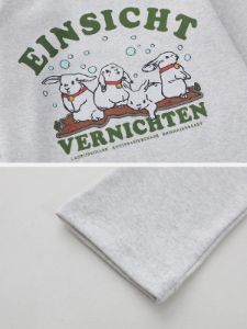 Bunny Print Long Sleeve sold by Aelfric Eden