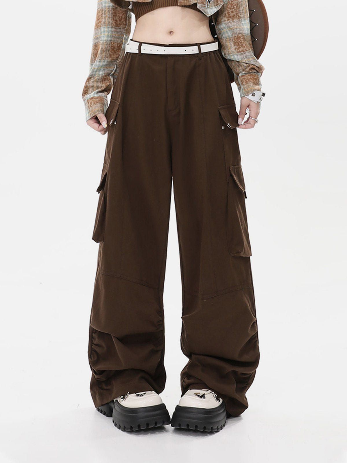 Aelfric Eden Button Big Pocket Cargo Pants sold by Aelfric Eden