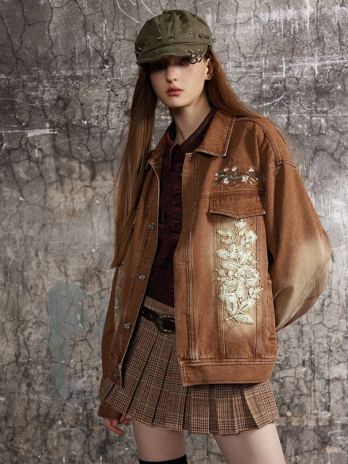 Aelfric Eden Lace Embroidery Denim Jacket sold by Aelfric Eden product image thumbnail 2