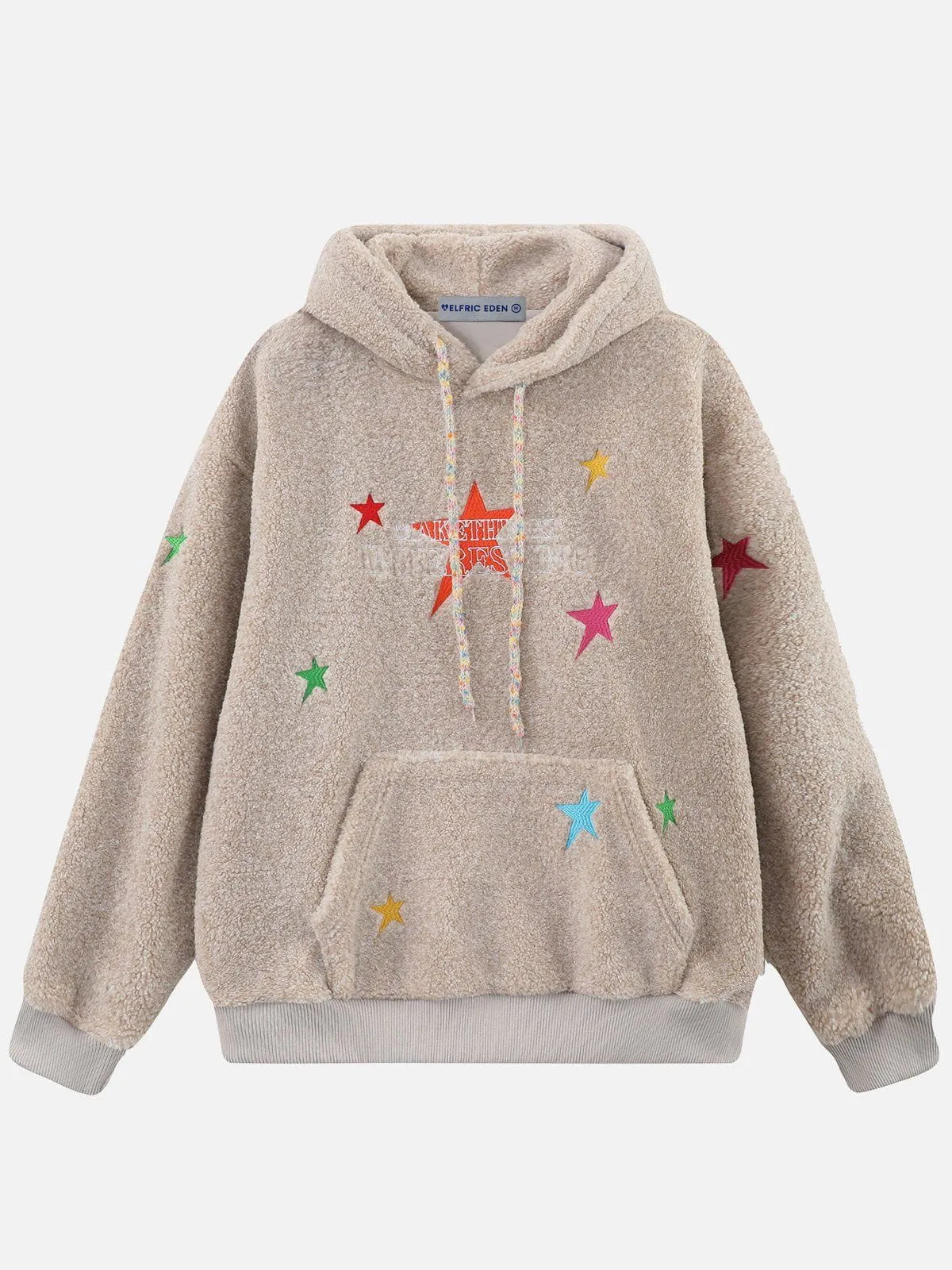 Aelfric Eden Colorful Star Sherpa Hoodie sold by Aelfric Eden