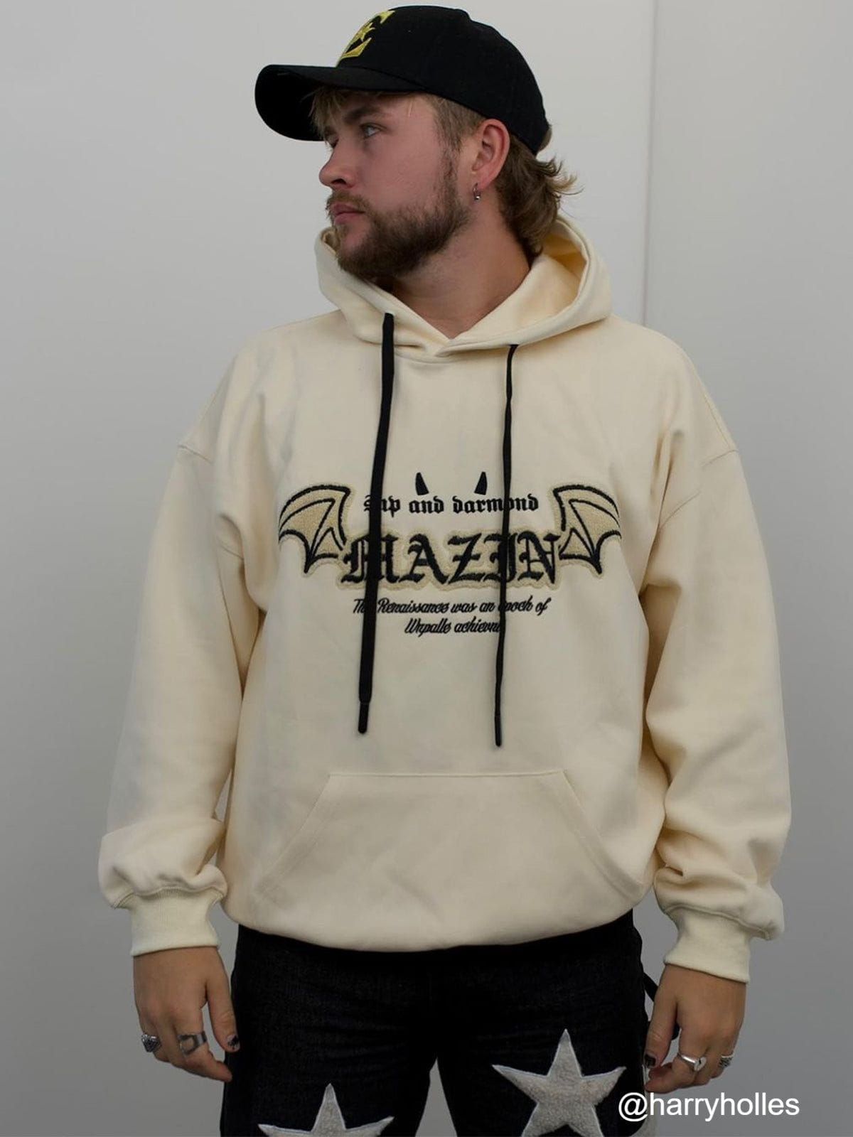 Aelfric Eden Devil's Wings Embroidery Hoodie sold by Aelfric Eden product image thumbnail 2