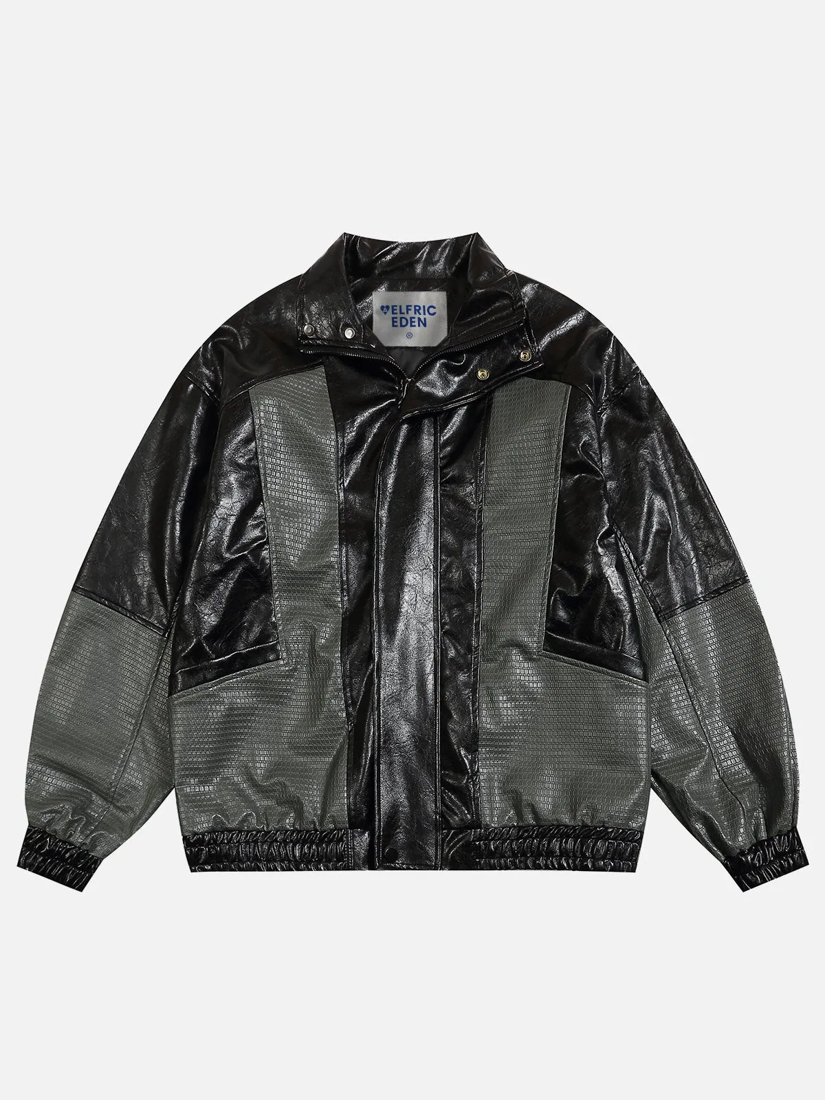 Aelfric Eden Patchwork Faux Leather Jacket sold by Aelfric Eden