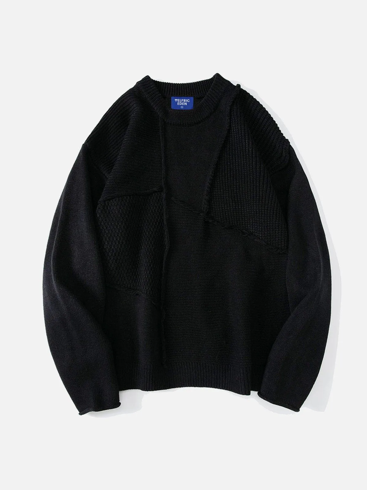 Aelfric Eden Solid Mesh Patchwork Sweater sold by Aelfric Eden product image thumbnail 3