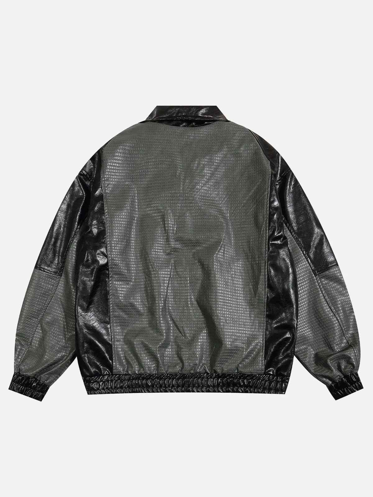 Aelfric Eden Patchwork Faux Leather Jacket sold by Aelfric Eden product image thumbnail 2