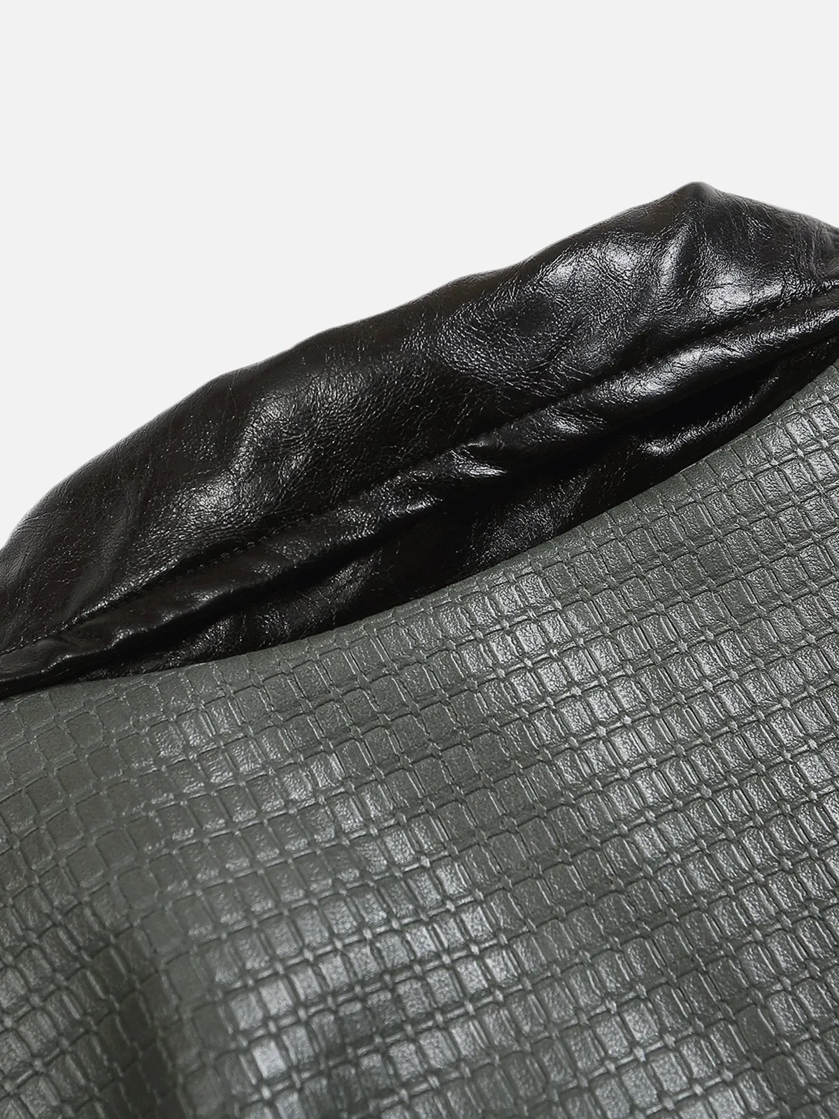 Aelfric Eden Patchwork Faux Leather Jacket sold by Aelfric Eden product image thumbnail 5