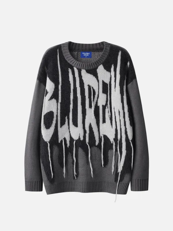 Aelfric Eden Letter Jacquard Sweater sold by Aelfric Eden