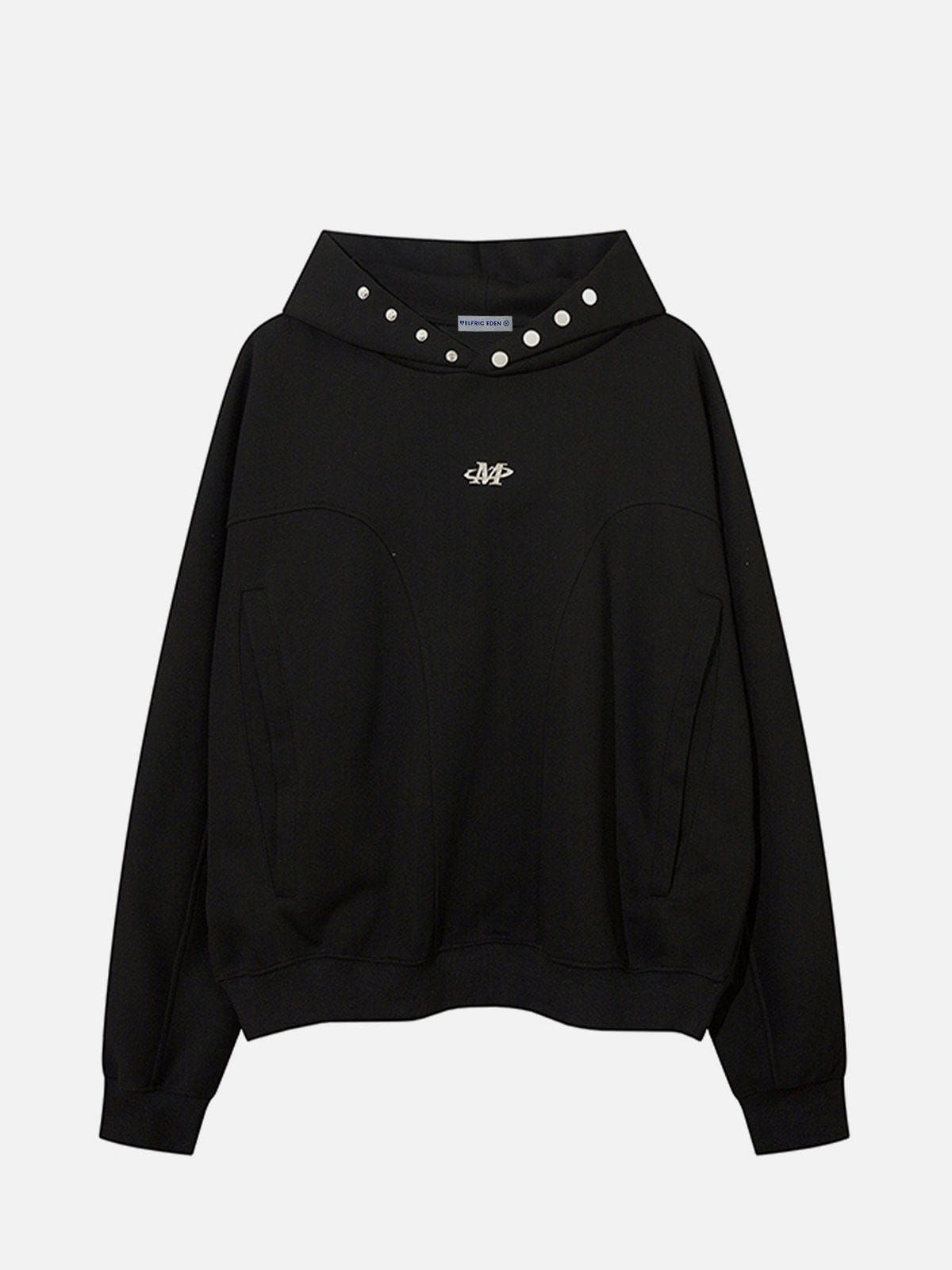 Aelfric Eden Solid Button Hoodie sold by Aelfric Eden product image thumbnail 3