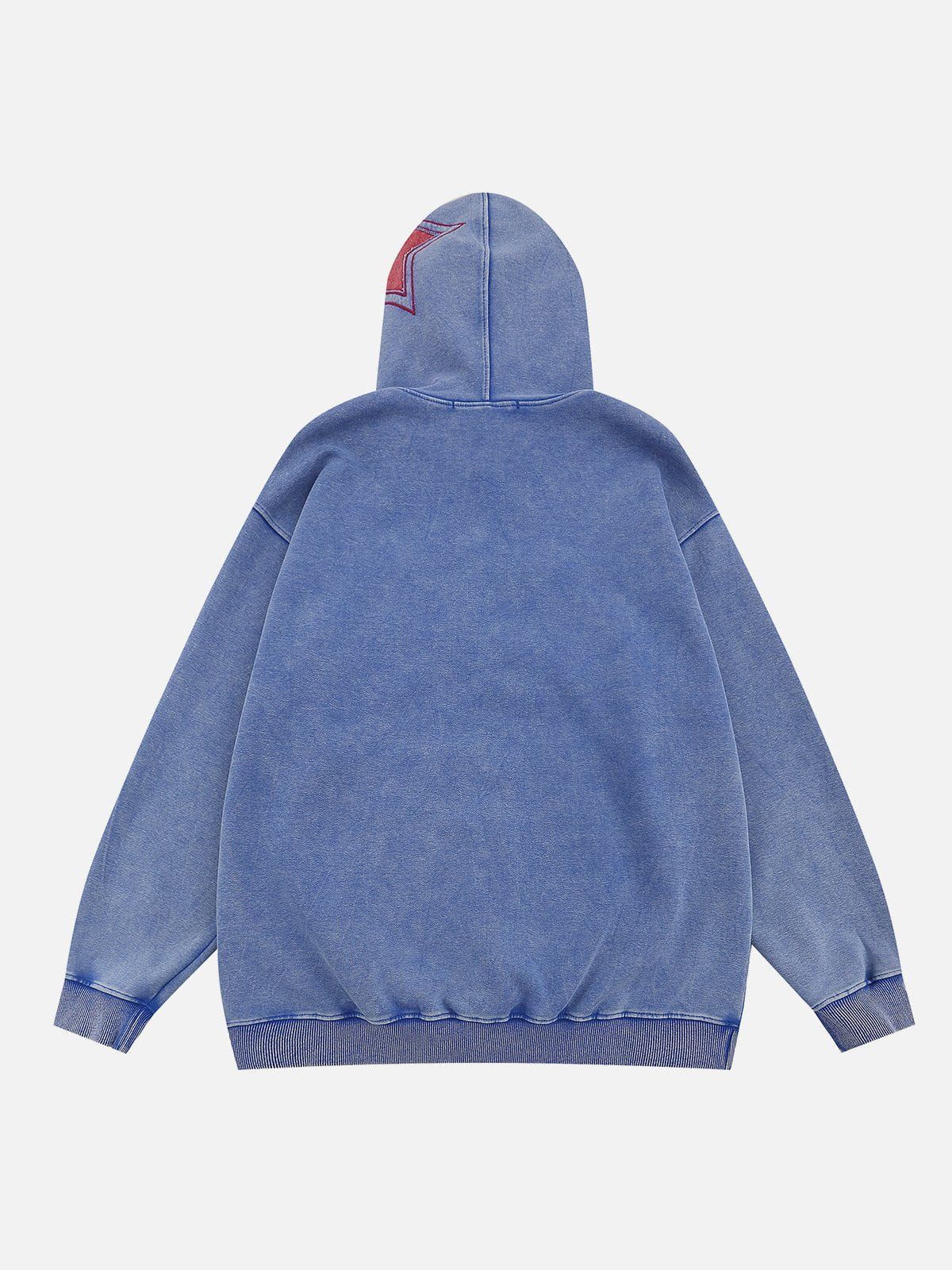 Aelfric Eden Star Applique Washed Hoodie sold by Aelfric Eden product image thumbnail 3