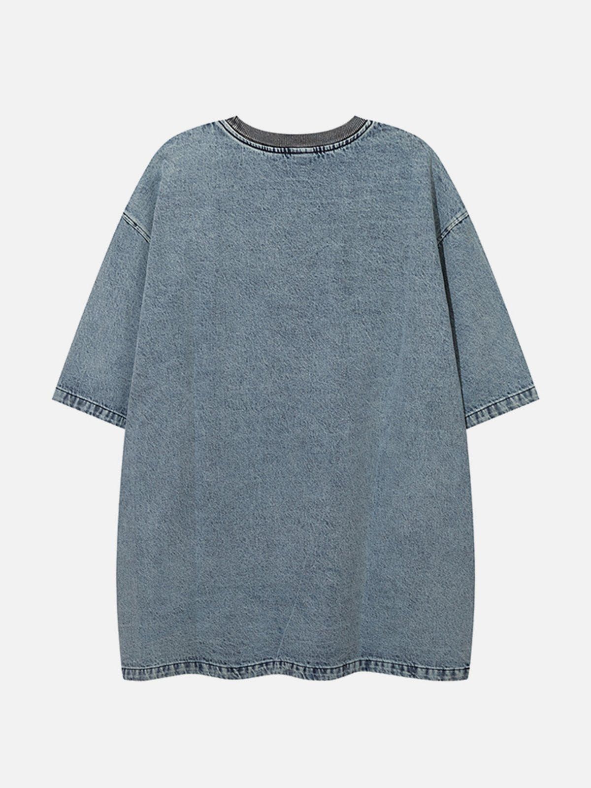 Aelfric Eden Washed Letter Print Tee sold by Aelfric Eden product image thumbnail 2