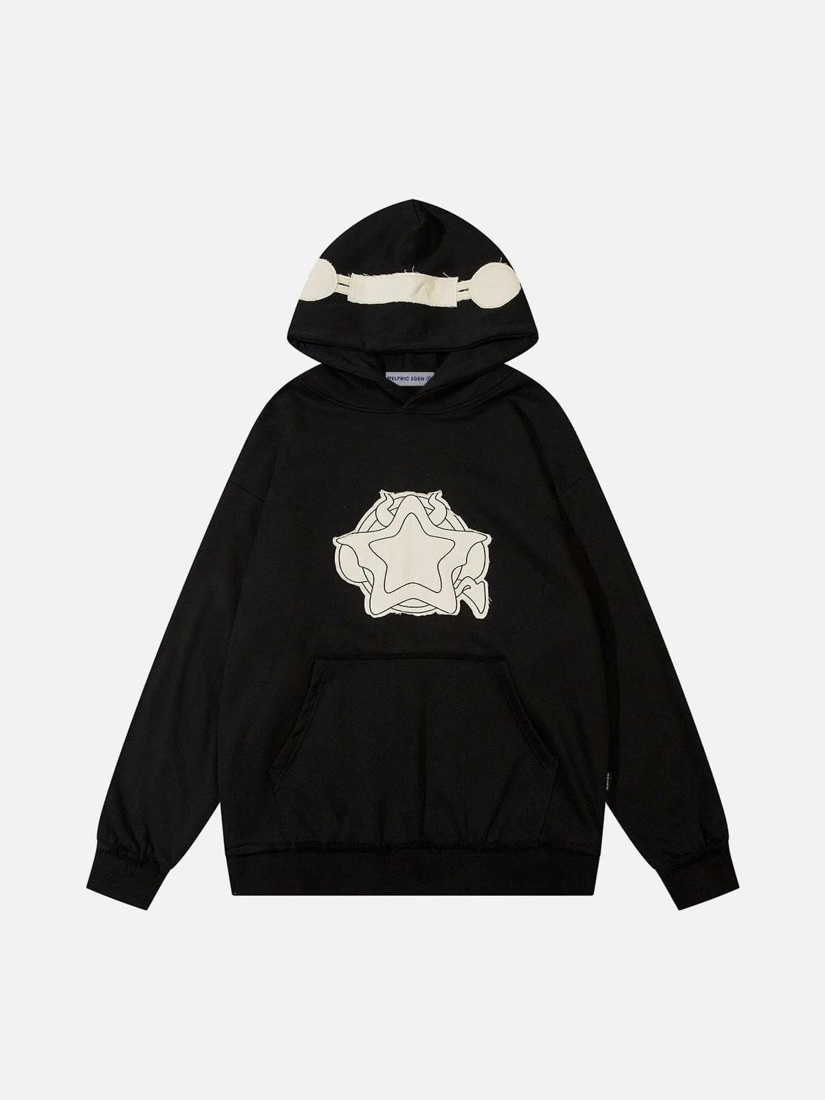 Aelfric Eden Applique Embroidery Daemon Star Hoodie sold by Aelfric Eden product image thumbnail 2