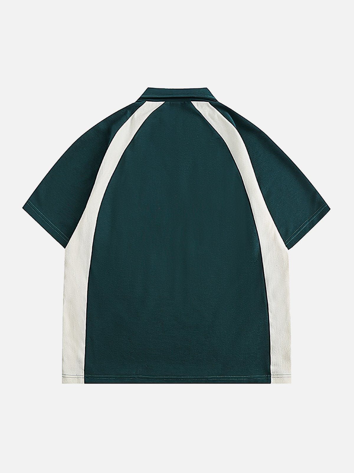 Aelfric Eden Patchwork Embroidery Polo Tee sold by Aelfric Eden product image thumbnail 2