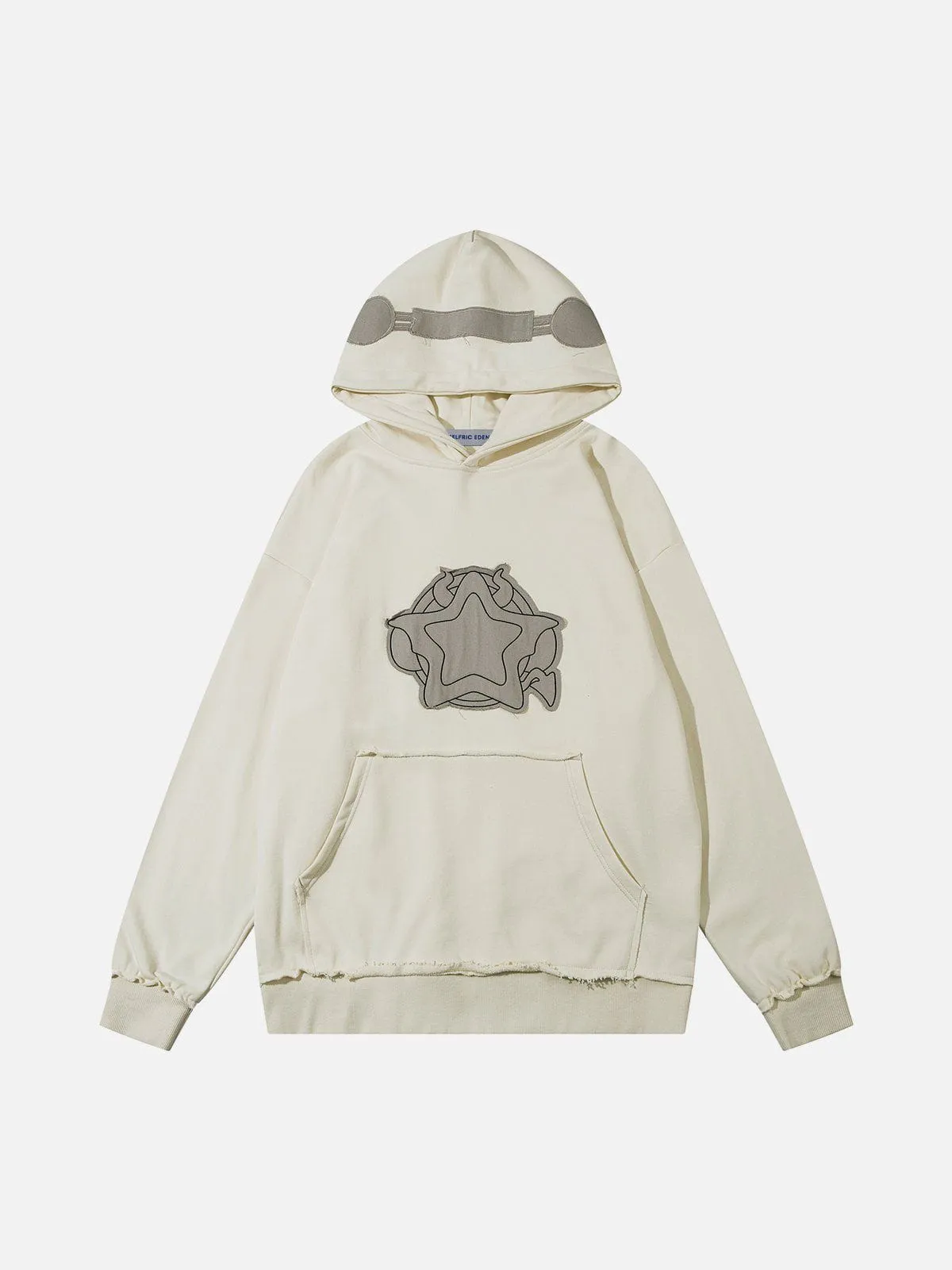 Aelfric Eden Applique Embroidery Daemon Star Hoodie sold by Aelfric Eden product image thumbnail 3