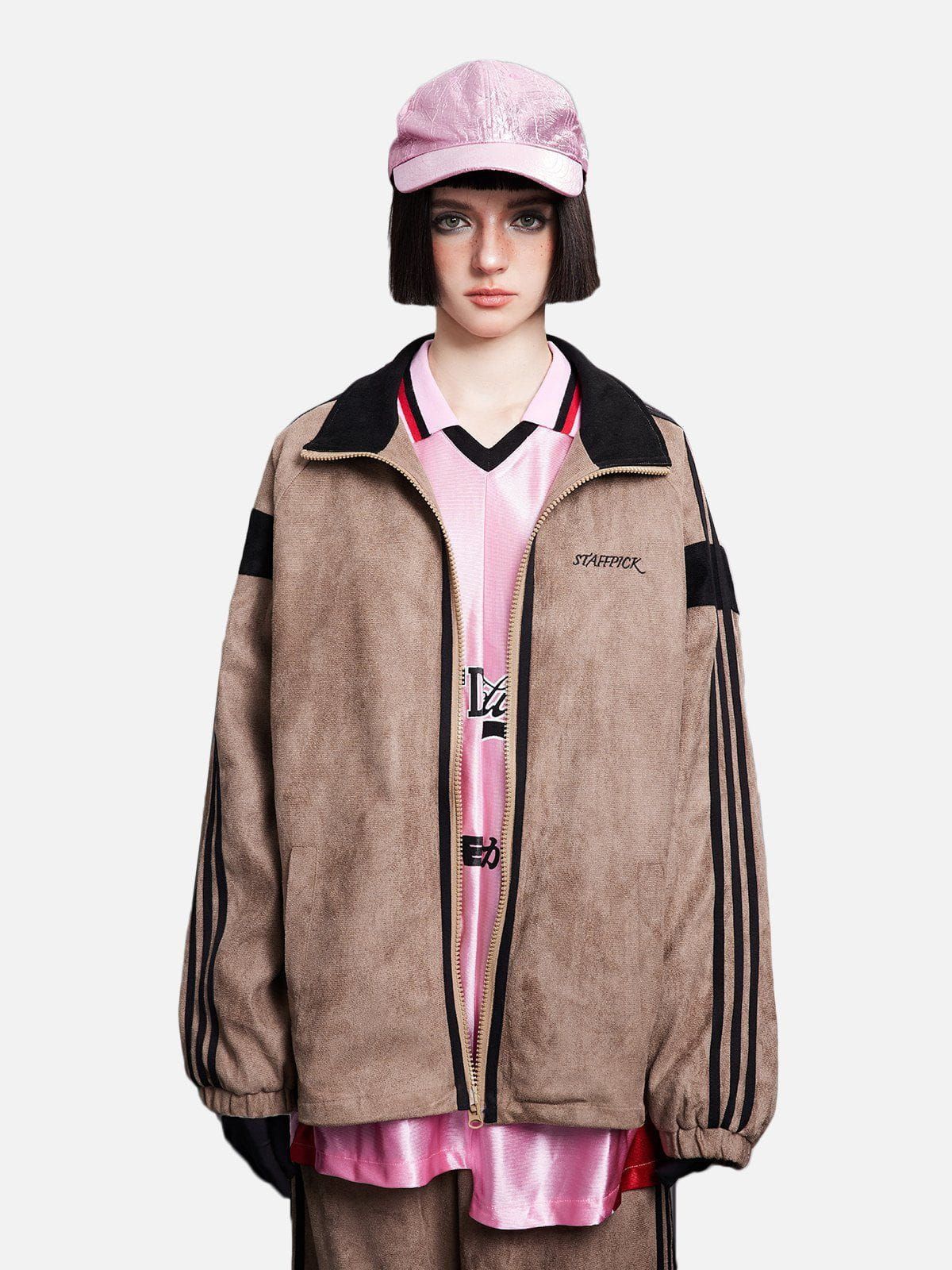 Aelfric Eden Drawstring Suede Jacket sold by Aelfric Eden product image thumbnail 2