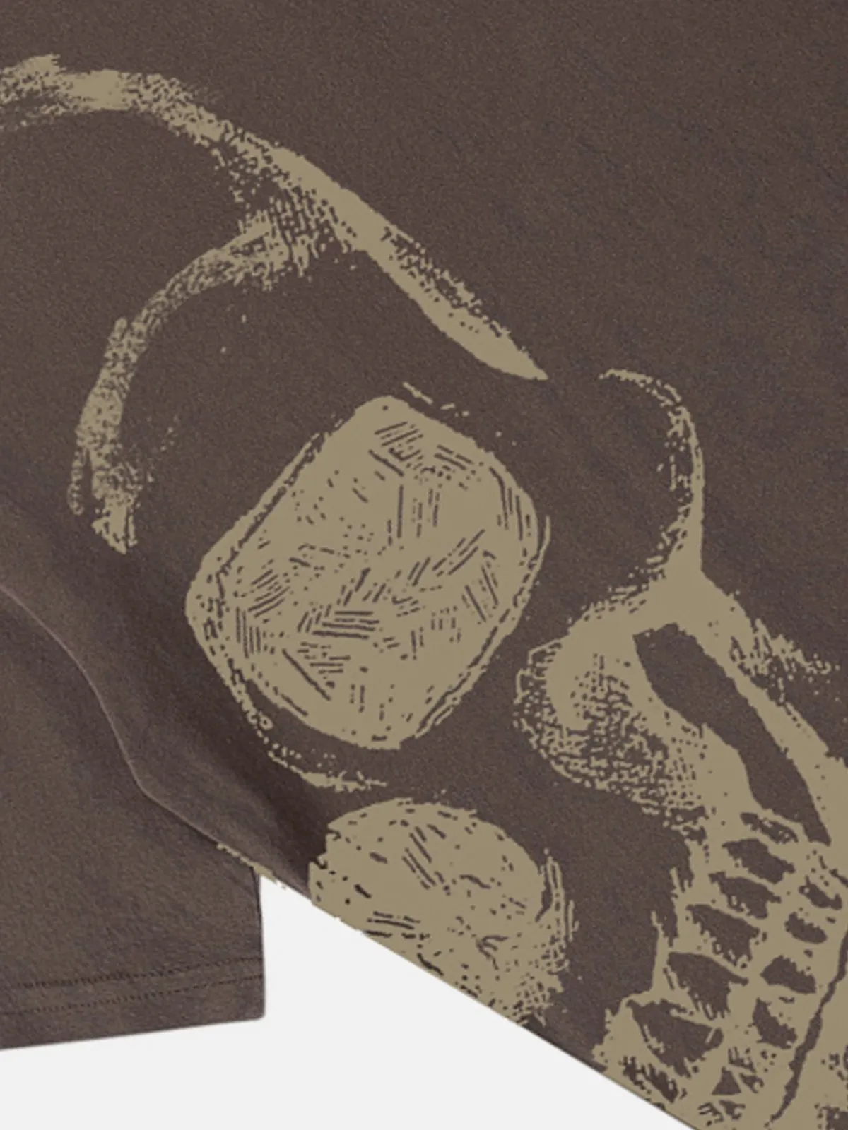 Aelfric Eden Skull Print Polo Tee sold by Aelfric Eden product image thumbnail 5