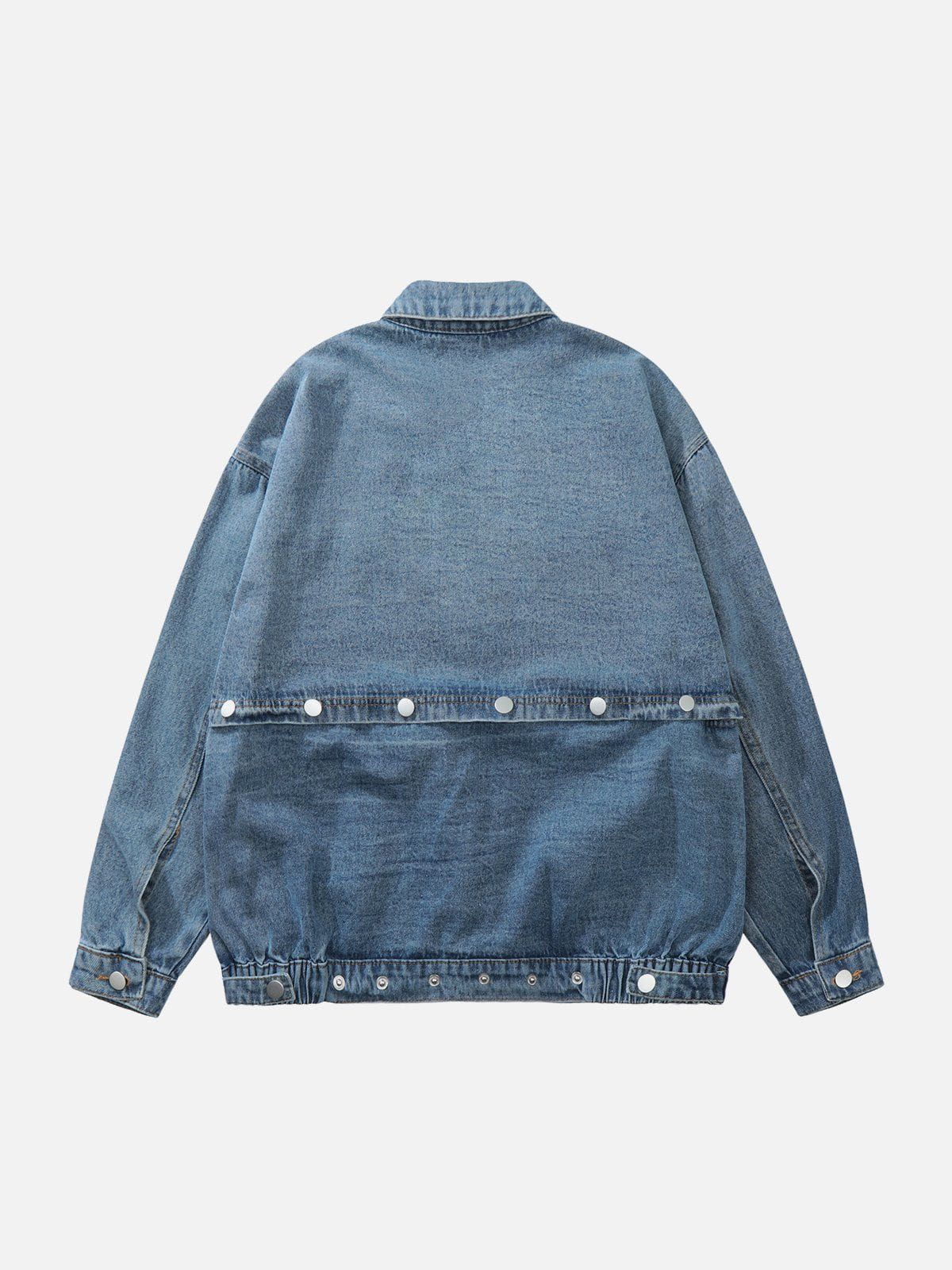 Aelfric Eden Detachable Patchwork Denim Jacket sold by Aelfric Eden product image thumbnail 3