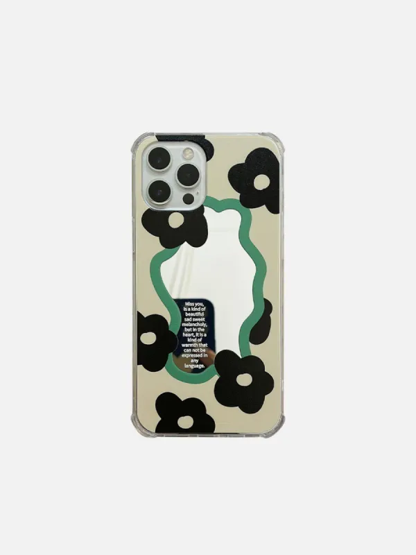 Flower Mirror iPhone Case sold by Aelfric Eden