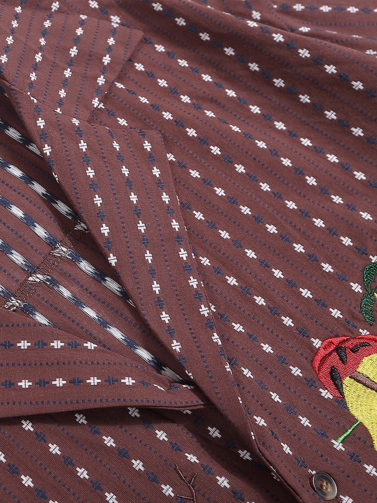 Aelfric Eden Camel Short Sleeve Shirt sold by Aelfric Eden product image thumbnail 4