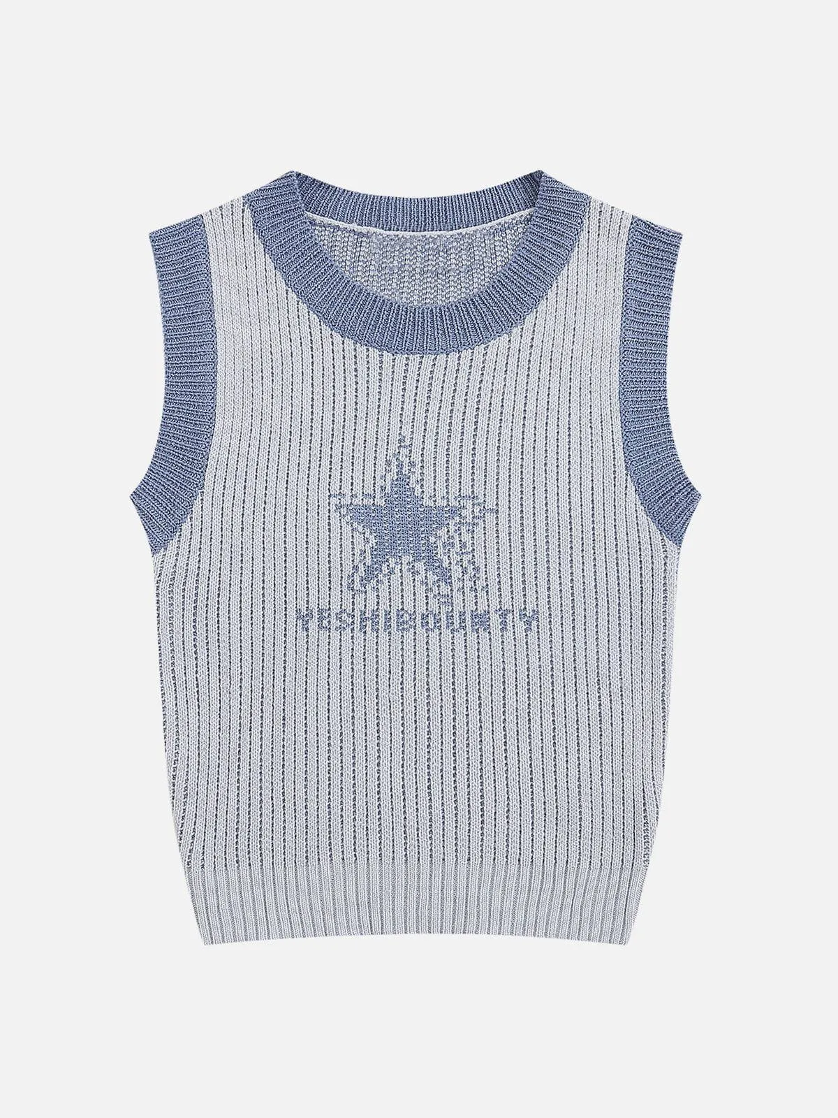 Star Knitting Sweater Vest sold by Aelfric Eden product image thumbnail 3