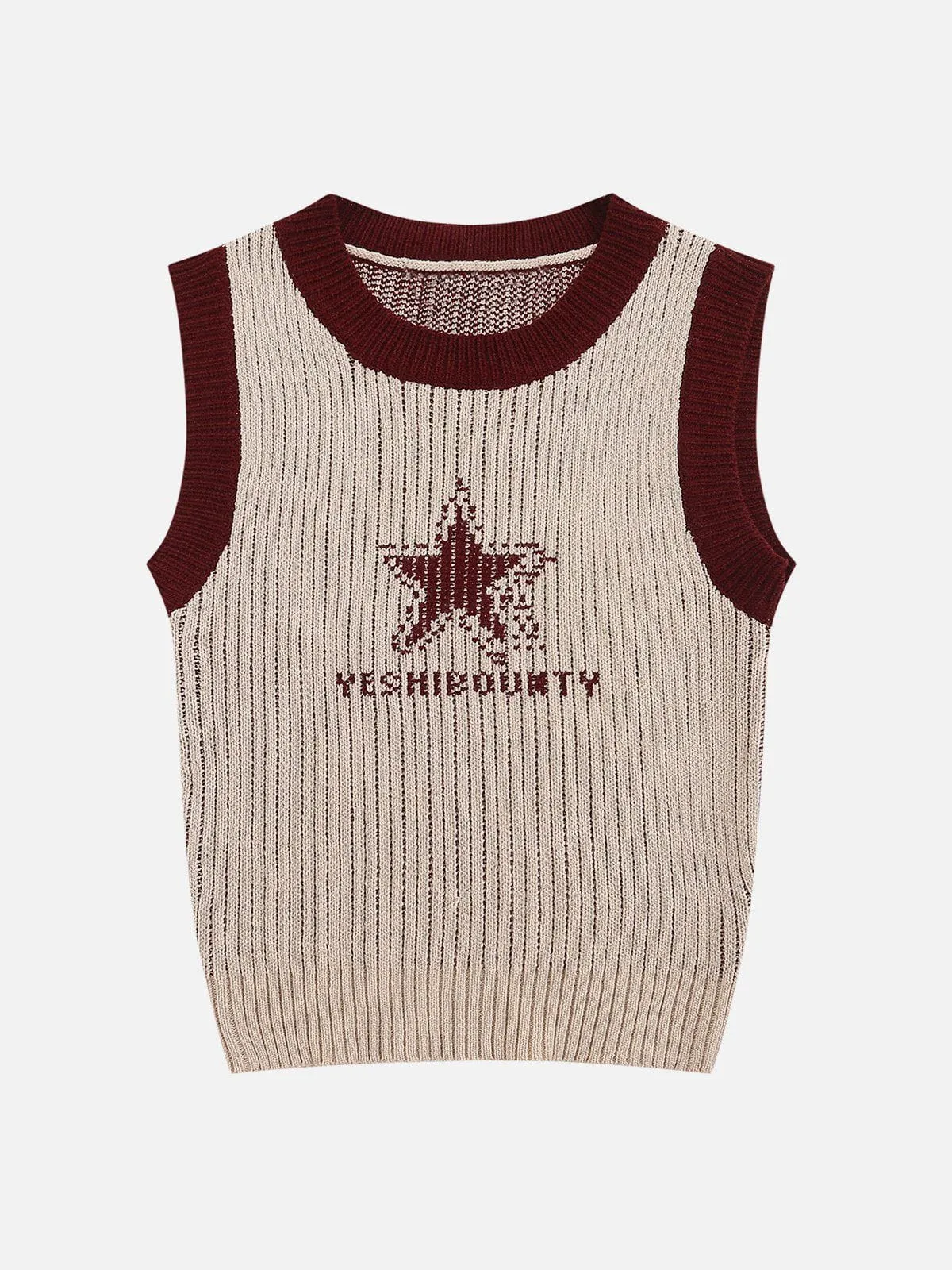 Star Knitting Sweater Vest sold by Aelfric Eden