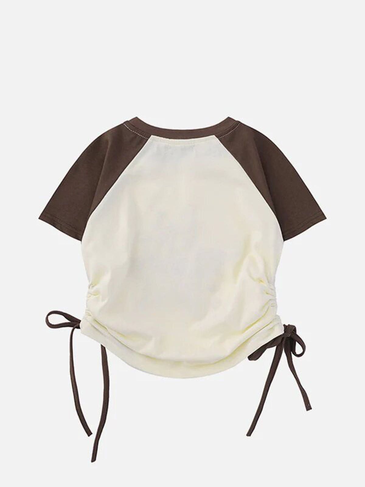 Star Printing Drawstring Tee sold by Aelfric Eden product image thumbnail 4