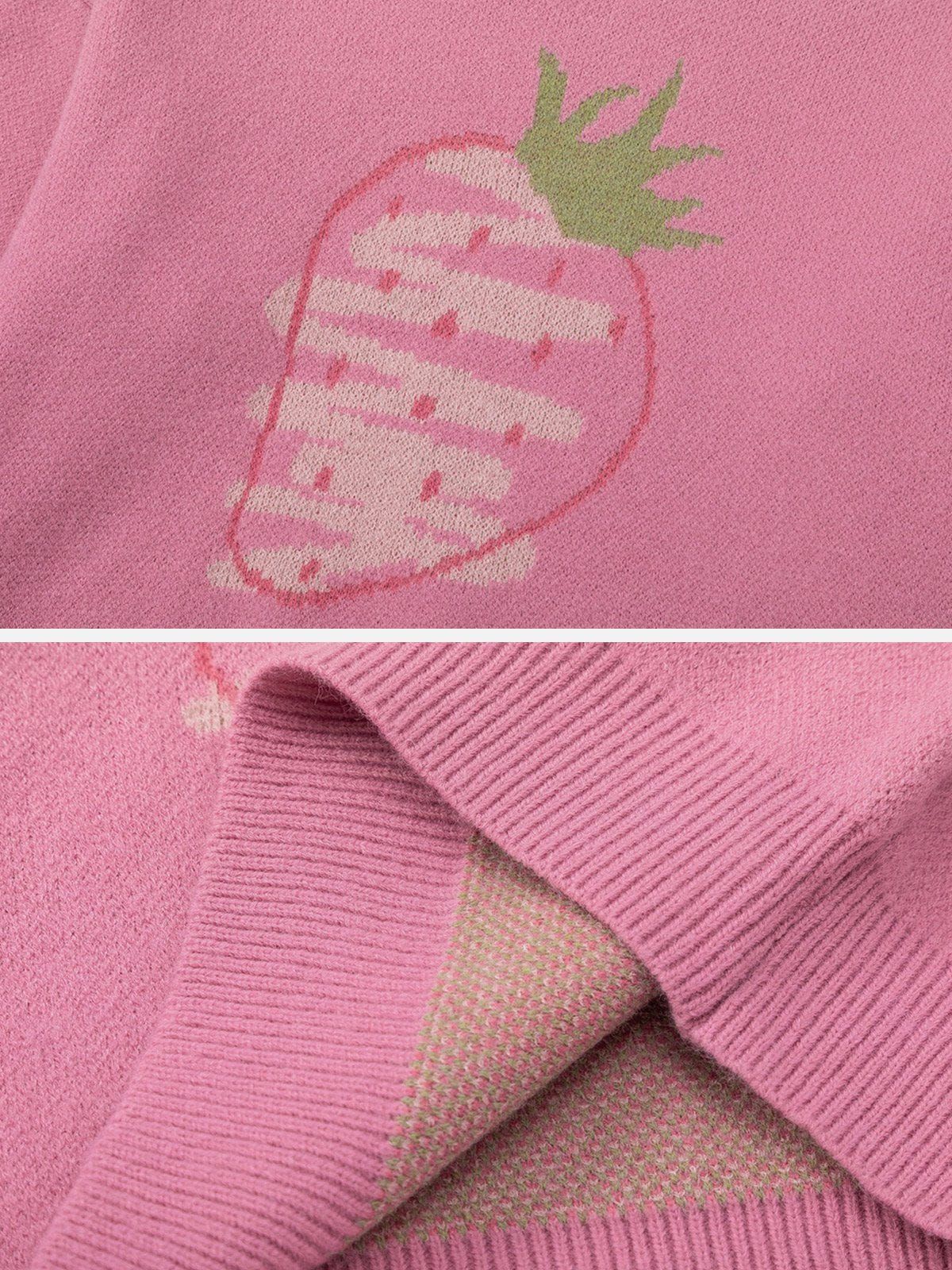 Aelfric Eden Strawberry Print Sweater sold by Aelfric Eden product image thumbnail 4