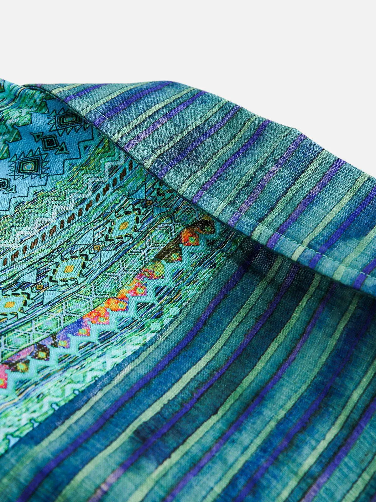 Aelfric Eden Ethnic Style Short Sleeve Shirt sold by Aelfric Eden product image thumbnail 4