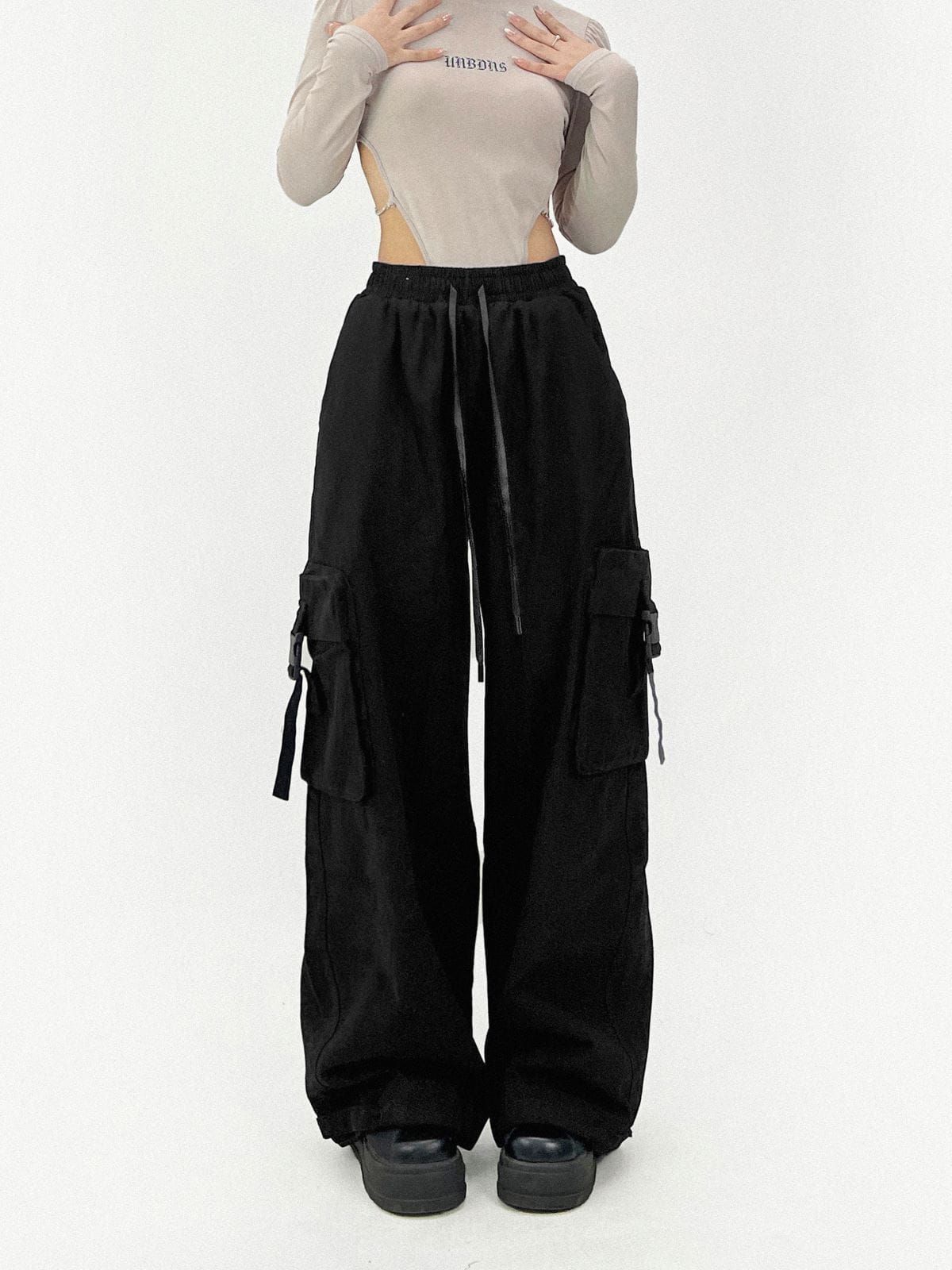 Multi Big Pocket Drawstring Pants sold by Aelfric Eden product image thumbnail 2