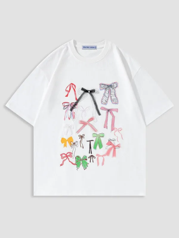 Aelfric Eden Layered Playful Bow Tee sold by Aelfric Eden