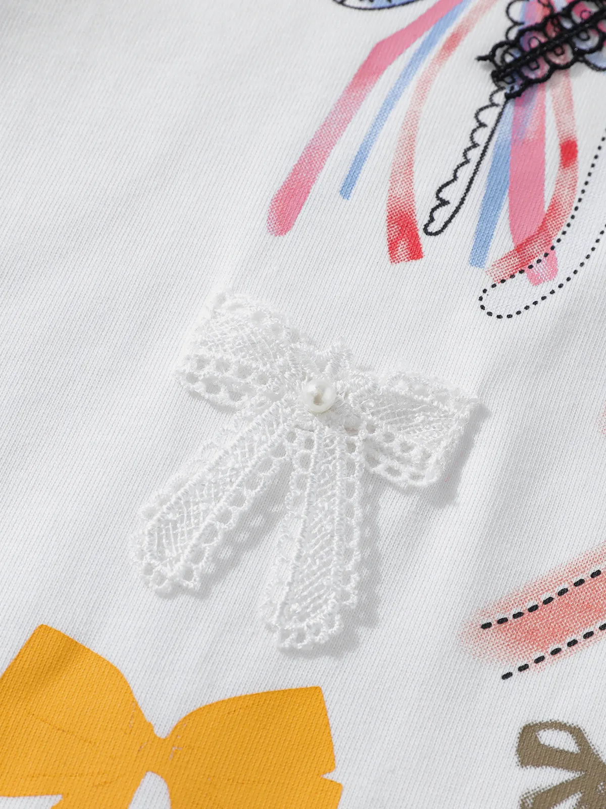 Aelfric Eden Layered Playful Bow Tee sold by Aelfric Eden product image thumbnail 5