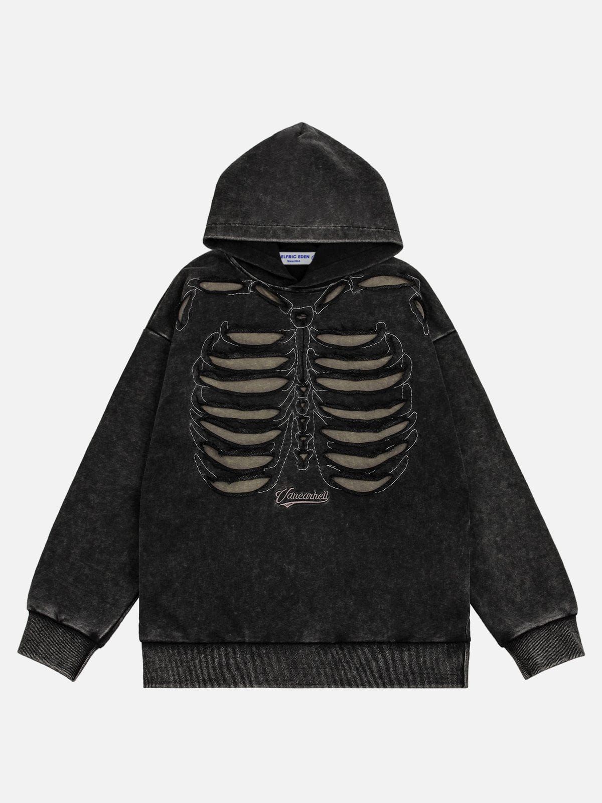 Aelfric Eden Distressed Skeleton Elements Hoodie sold by Aelfric Eden