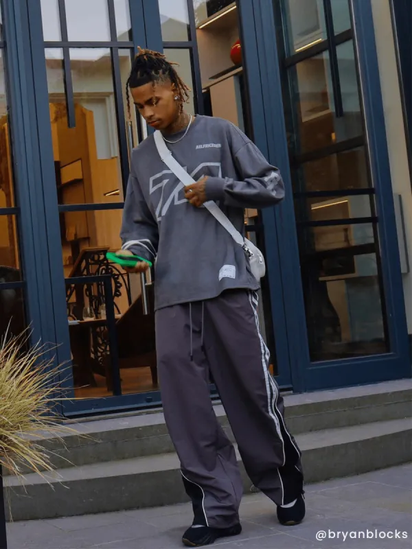 Aelfric Eden Side Stripe Patchwork Color Contrast Track Pants sold by Aelfric Eden