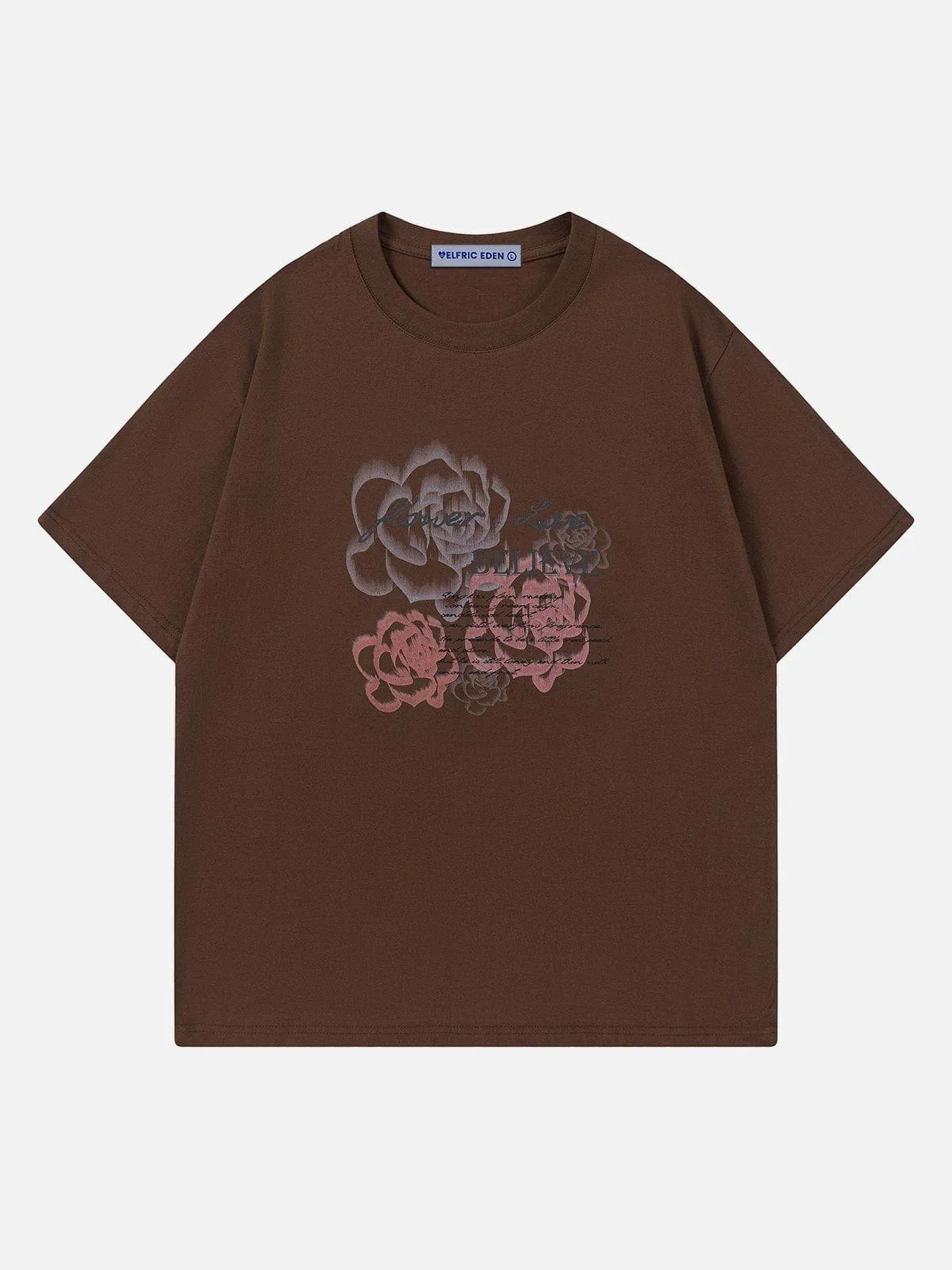 Aelfric Eden Blurring Rose Print Tee sold by Aelfric Eden product image thumbnail 2