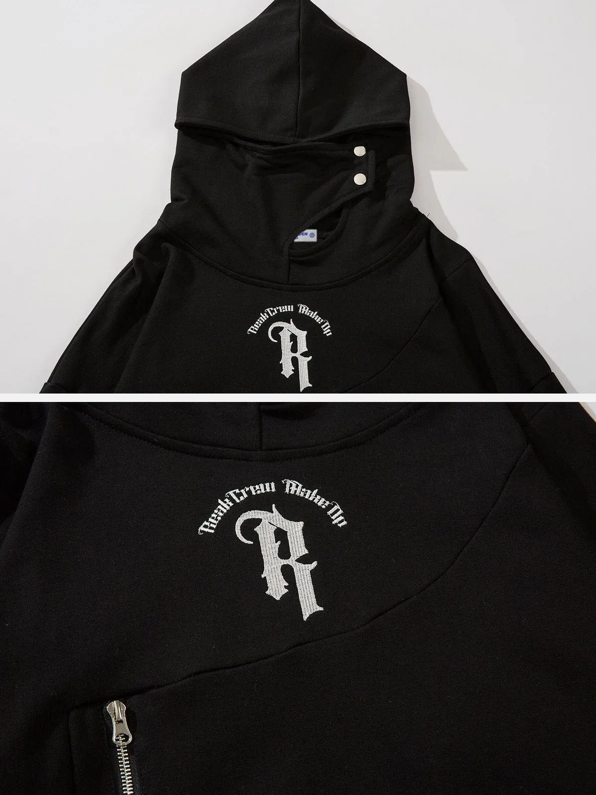 Aelfric Eden Patchwork Embroidery Hoodie sold by Aelfric Eden product image thumbnail 5