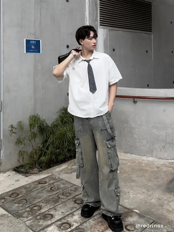 Aelfric Eden Plaid Tie Shirt sold by Aelfric Eden