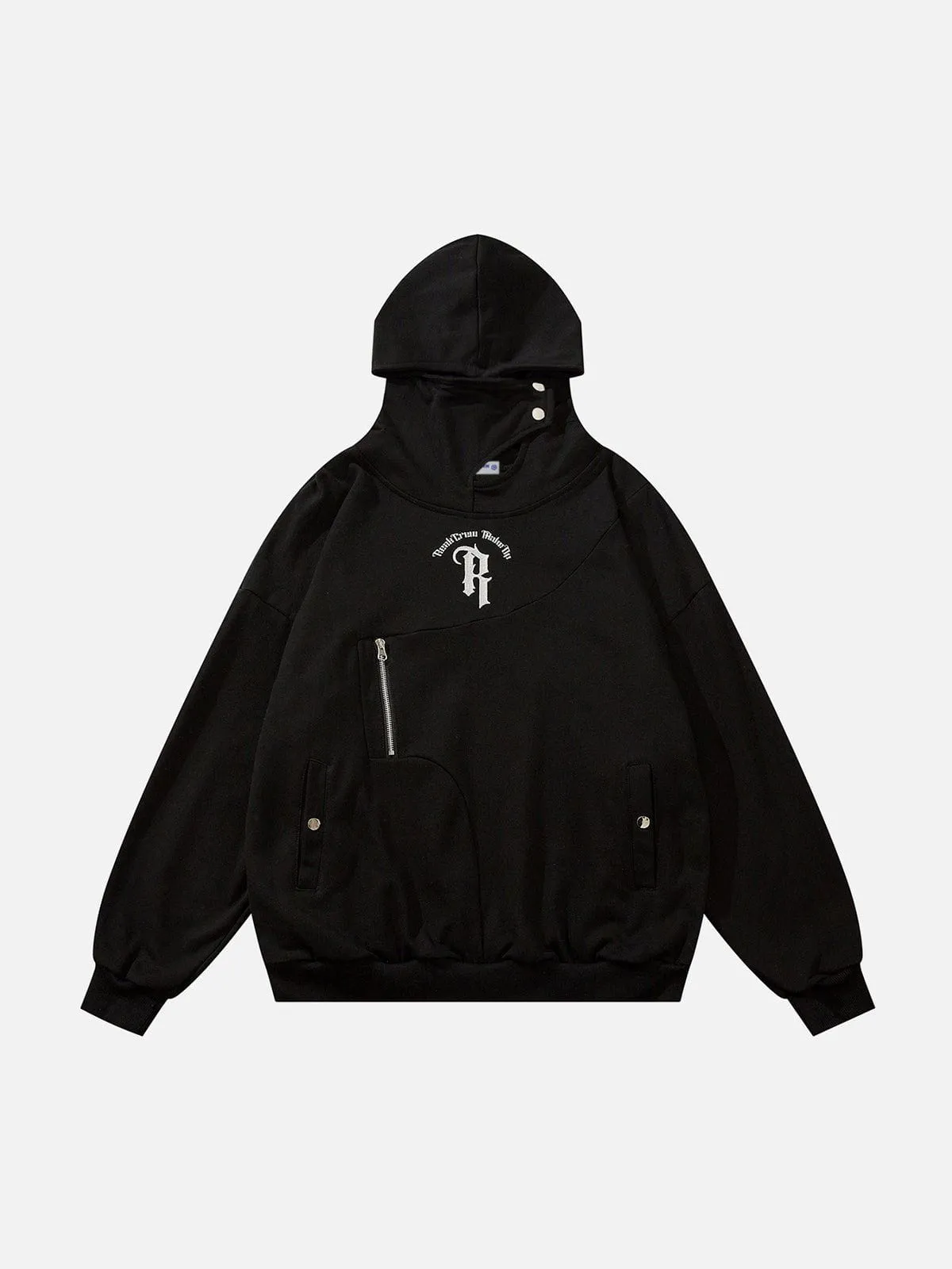 Aelfric Eden Patchwork Embroidery Hoodie sold by Aelfric Eden product image thumbnail 3