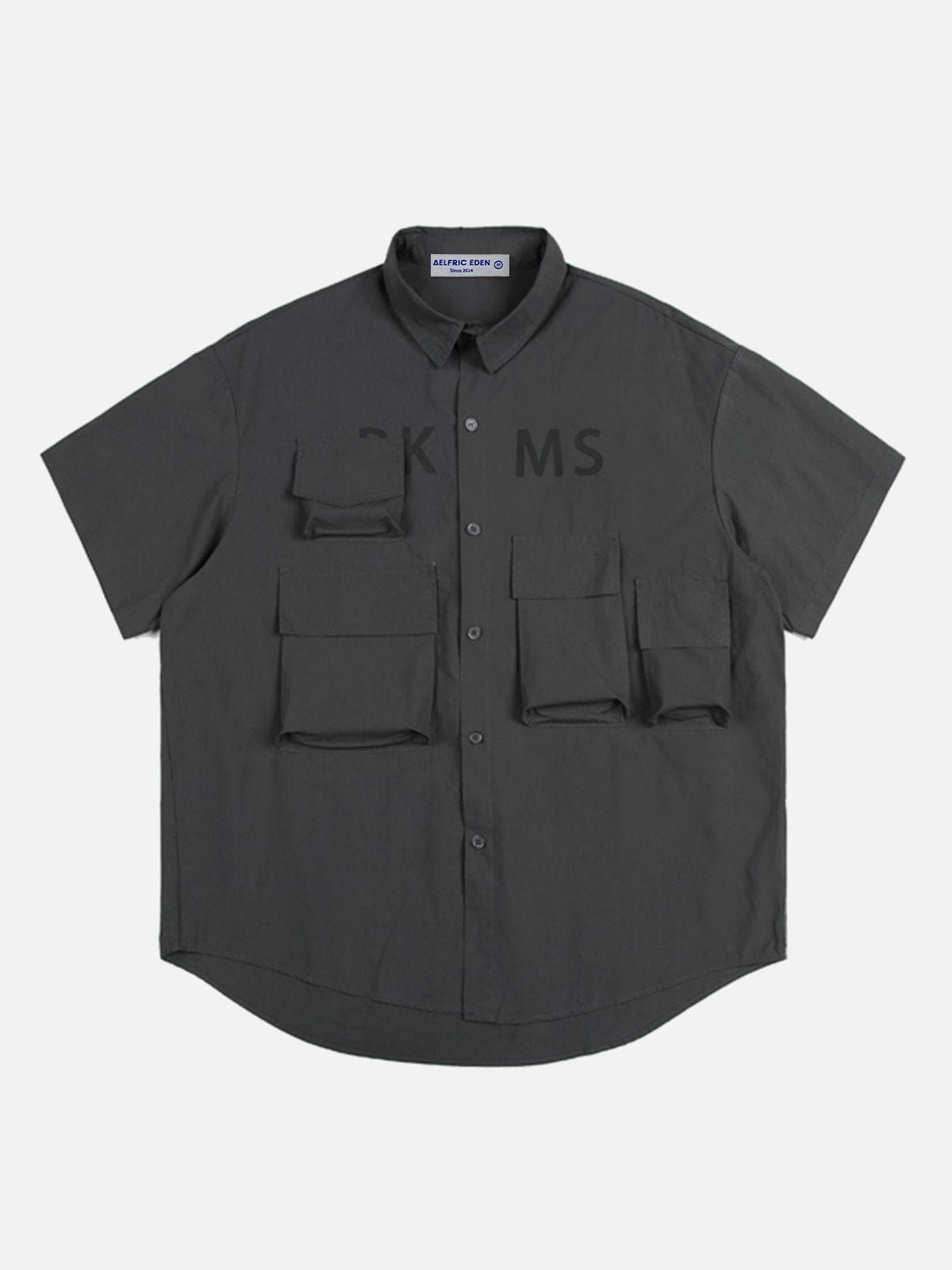 Aelfric Eden Multi-Pocket Short Sleeve Shirts sold by Aelfric Eden product image thumbnail 3