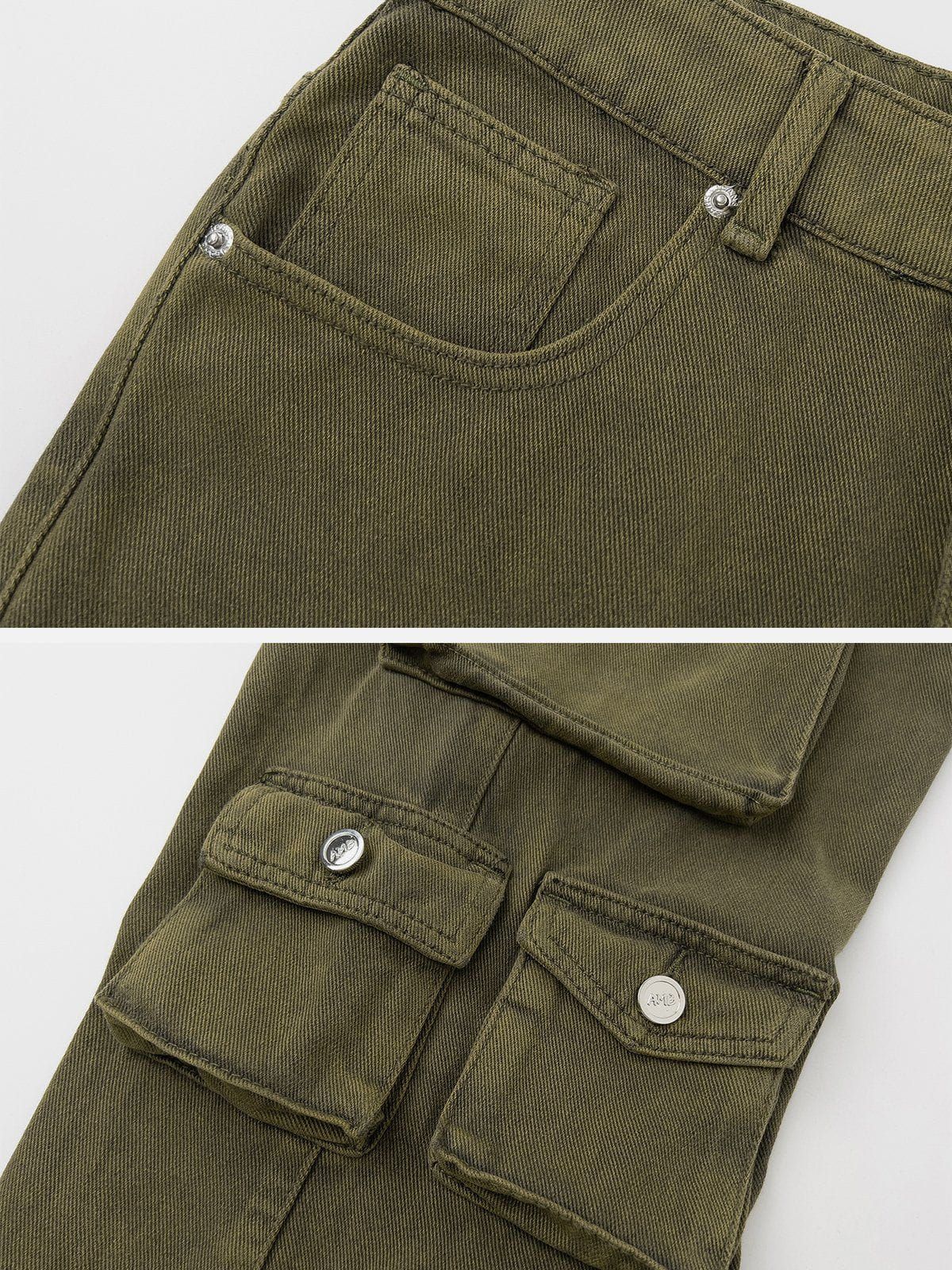 Aelfric Eden Multi-pocket Straight Cargo Pants sold by Aelfric Eden product image thumbnail 7