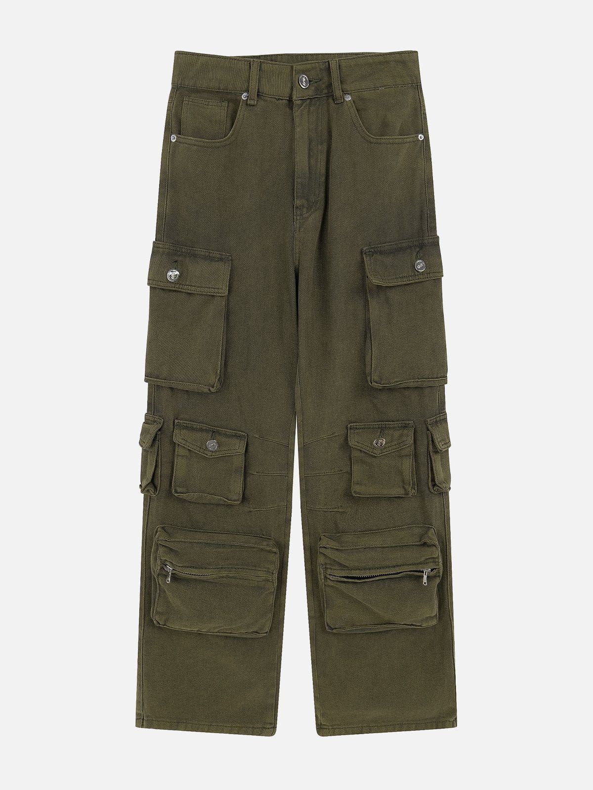 Aelfric Eden Multi-pocket Straight Cargo Pants sold by Aelfric Eden