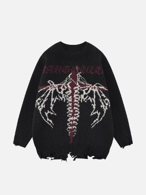 [US Only]Aelfric Eden Darkness Power Knit Sweater sold by Aelfric Eden
