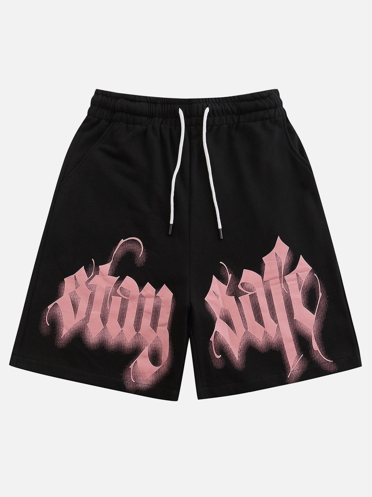 Aelfric Eden Tie Dye Letter Print Shorts sold by Aelfric Eden