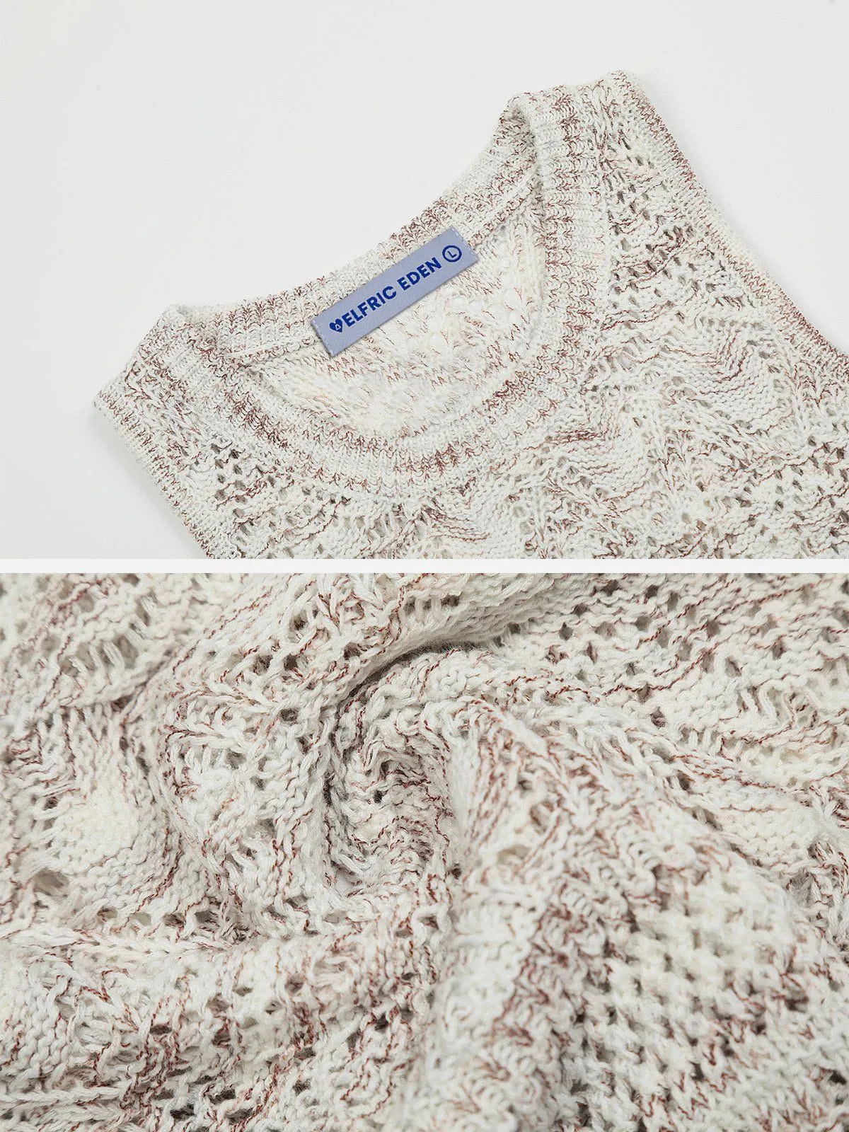 Knit Cut-out Tank Top sold by Aelfric Eden product image thumbnail 4