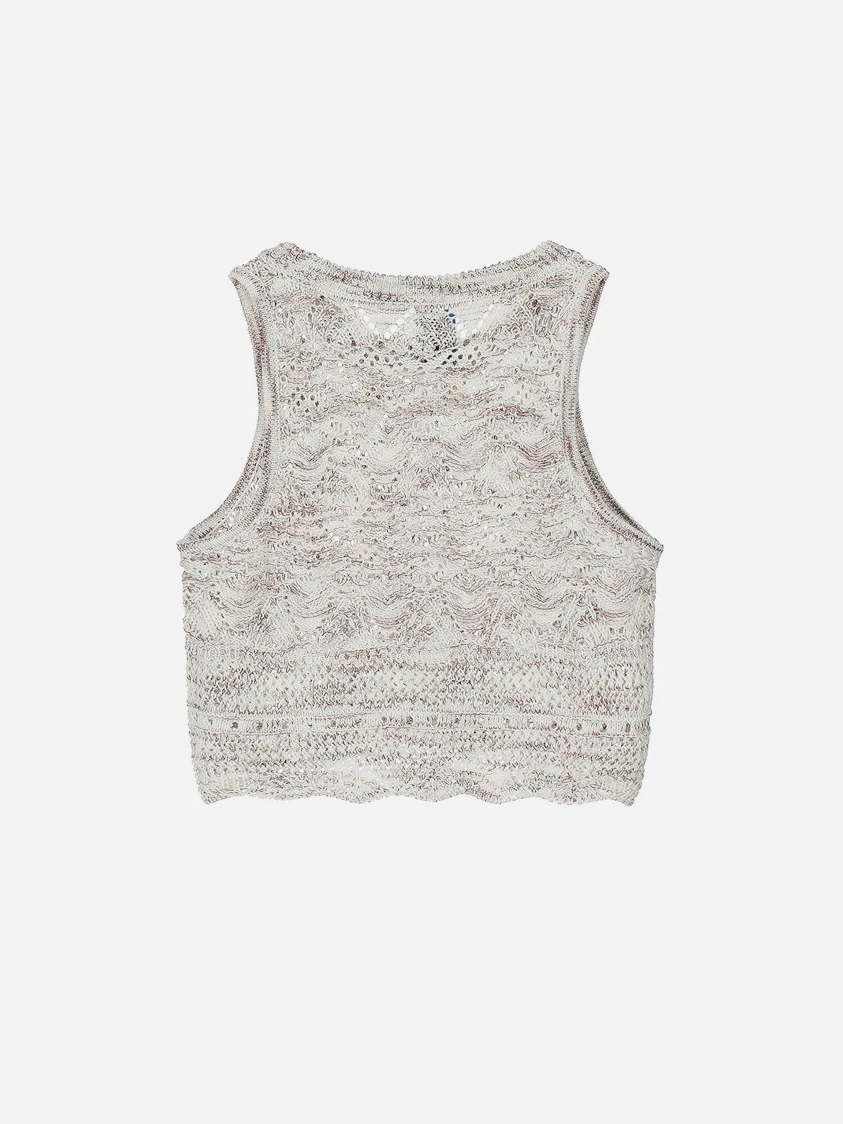 Knit Cut-out Tank Top sold by Aelfric Eden product image thumbnail 3