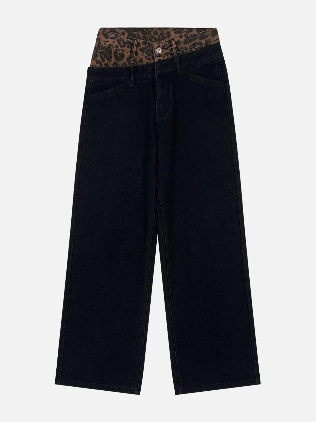 Aelfric Eden Leopard Double Waist Baggy Jeans sold by Aelfric Eden product image thumbnail 2