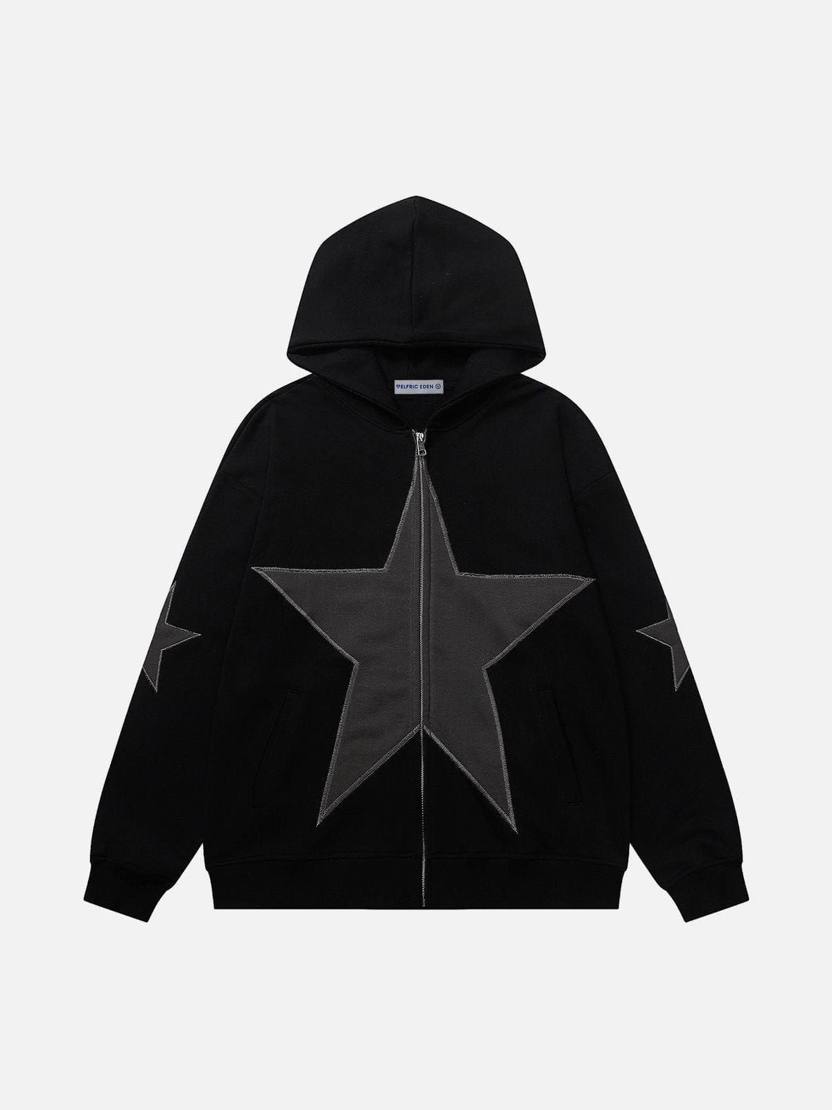 Aelfric Eden Star Graphic Print Hoodie sold by Aelfric Eden