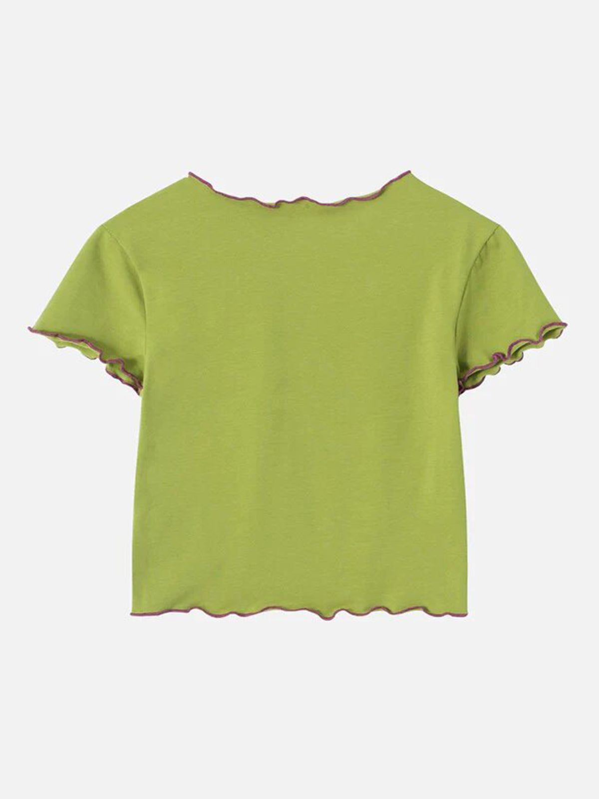 Butterfly Print Wave Cuffs Tee sold by Aelfric Eden product image thumbnail 3