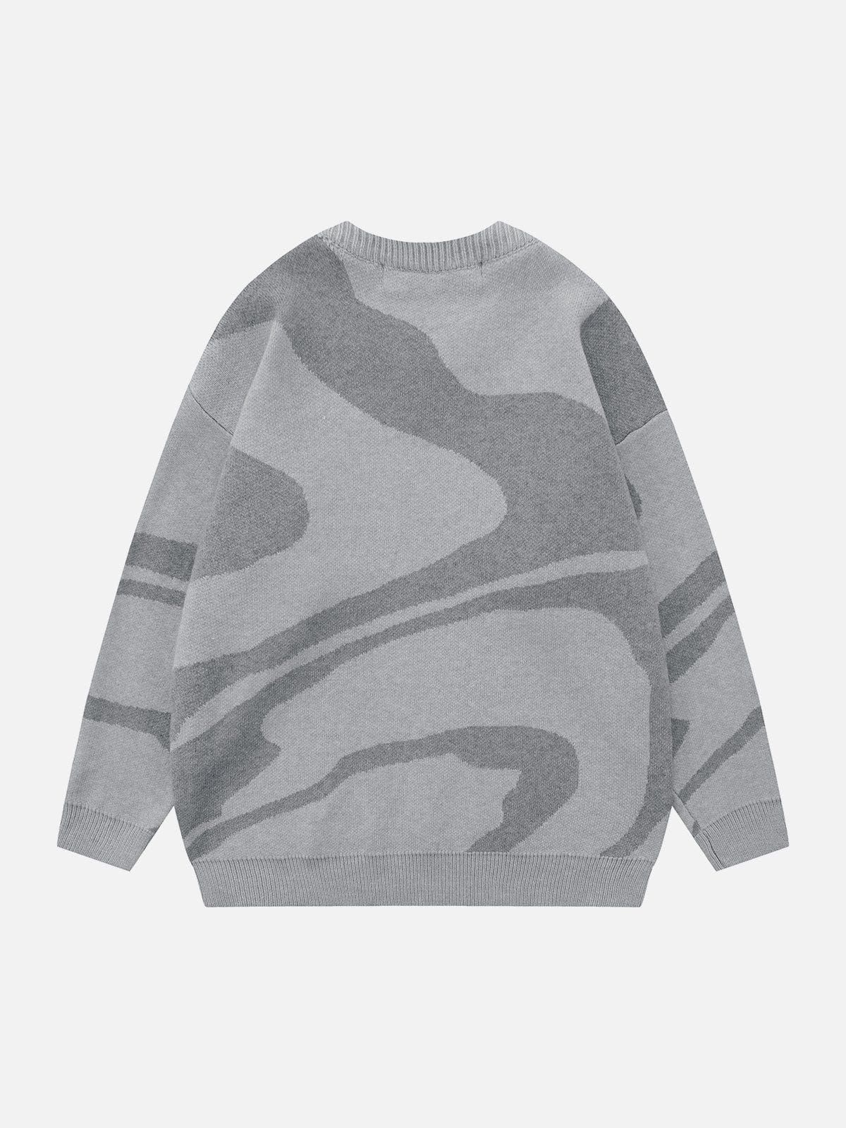 Aelfric Eden Color Block Graffiti Letter Sweater sold by Aelfric Eden product image thumbnail 4