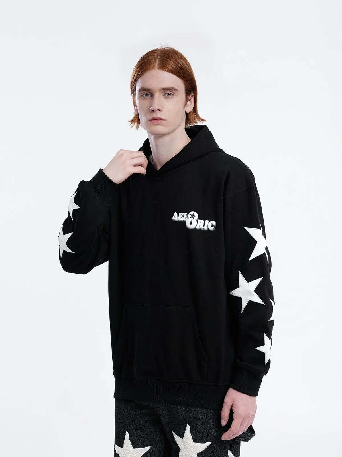 Aelfric Eden Star Applique Embroidery Hoodie sold by Aelfric Eden product image thumbnail 2